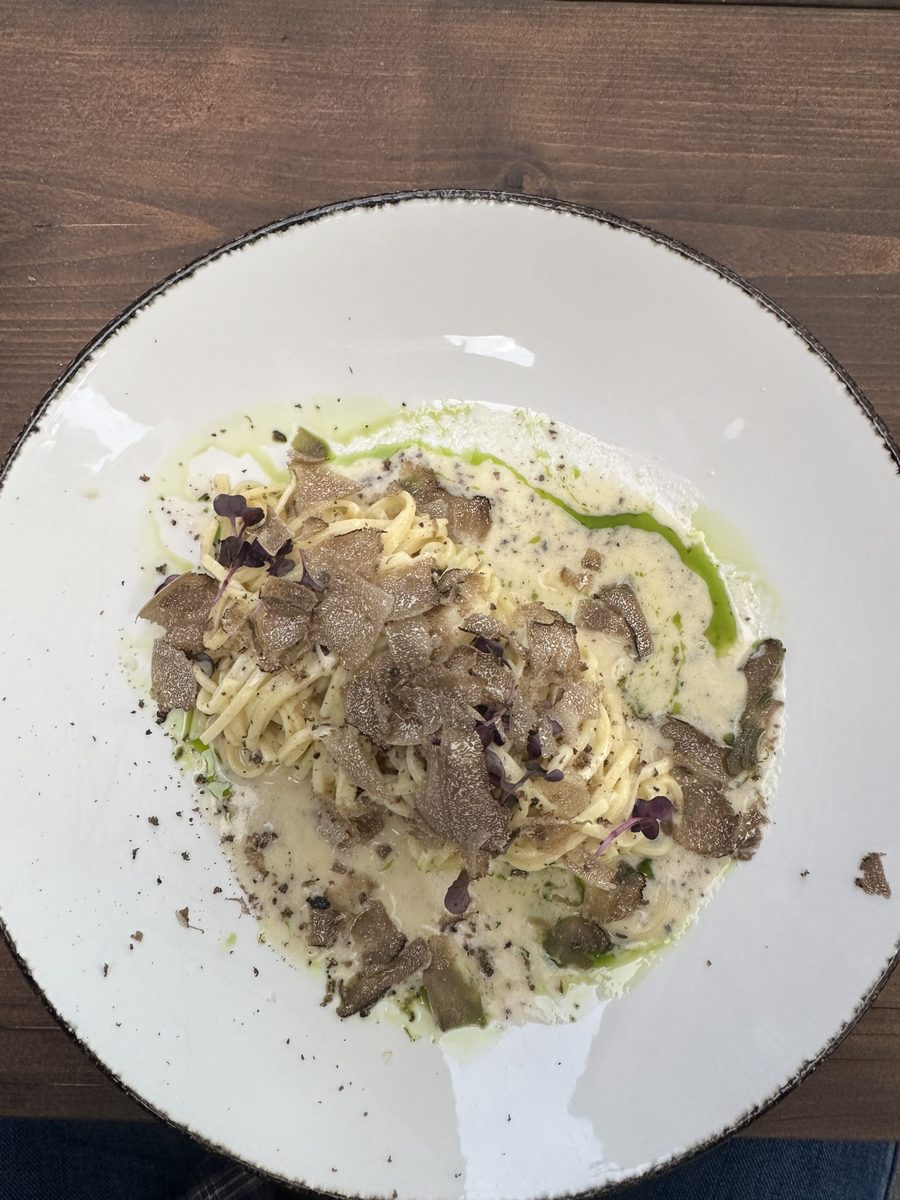Паста с трюфельным маслом
